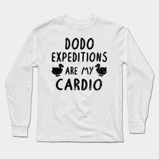 Dodo Pun Sport Cardio Women Vintage Retro Long Sleeve T-Shirt